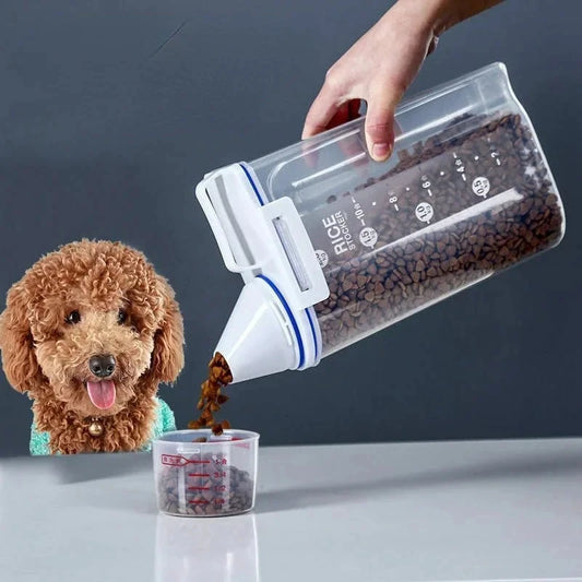 Seau Hermétique pour Croquettes 🐾
Fraîcheur garantie — chiens et chats