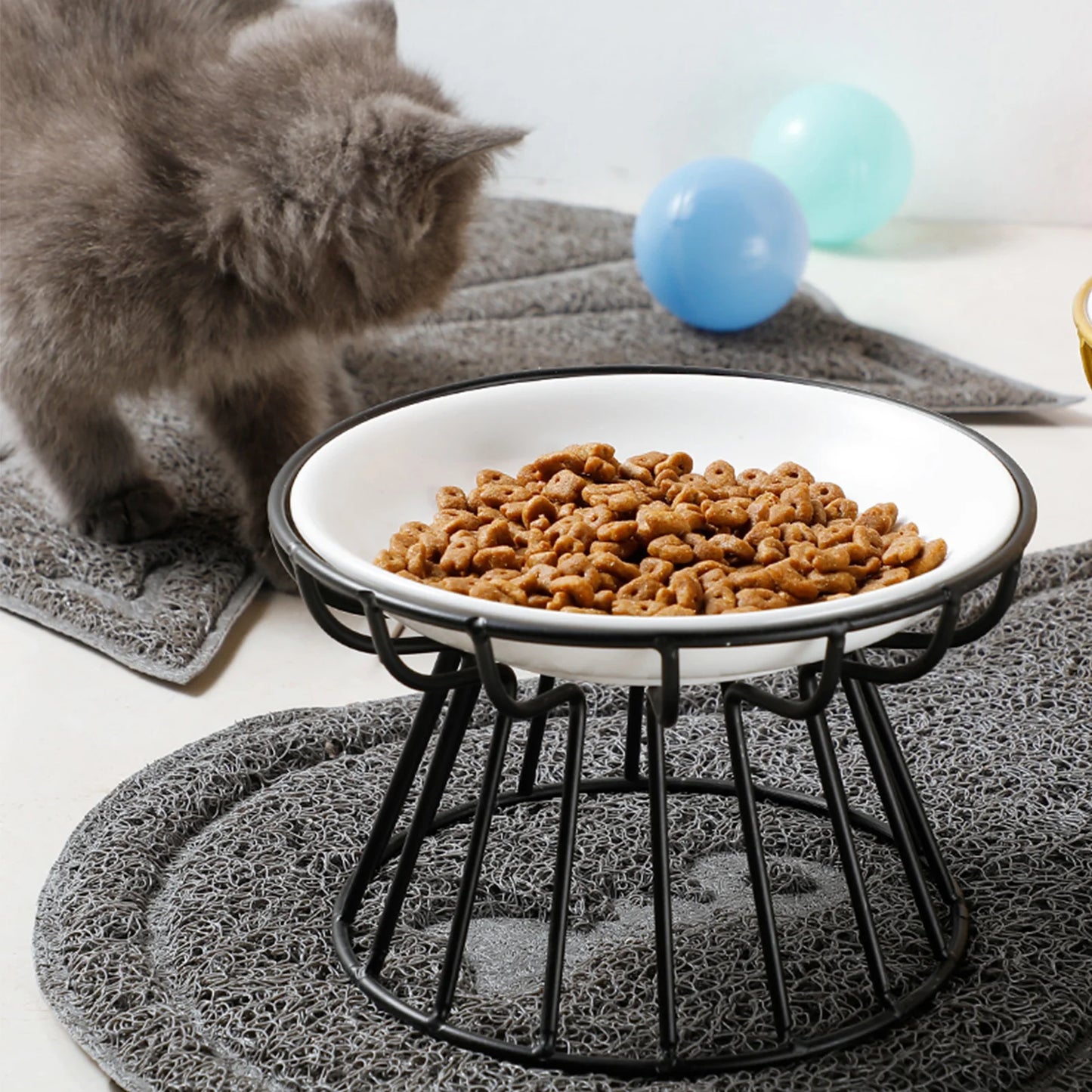 Gamelle Céramique Surélevée pour Chat 🐾
Posture naturelle — digestion optimale