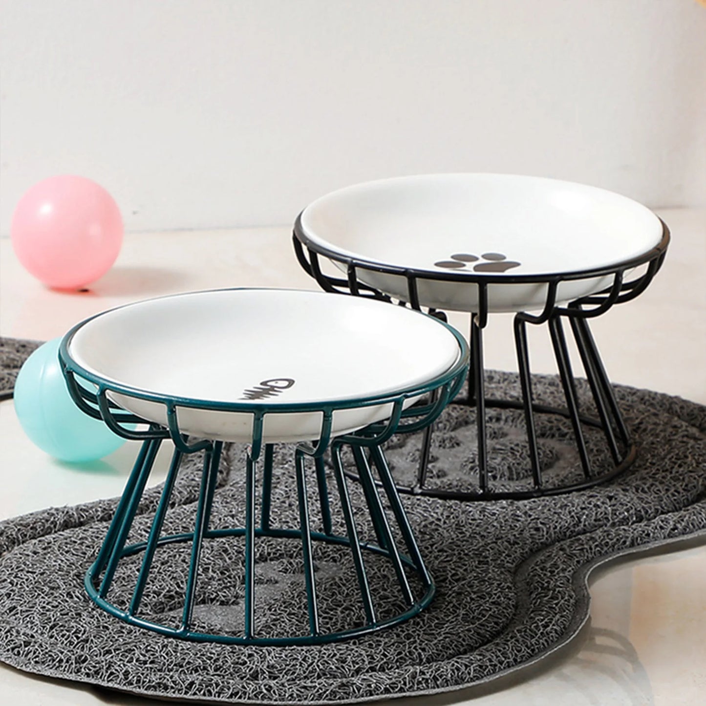 Gamelle Céramique Surélevée pour Chat 🐾
Posture naturelle — digestion optimale